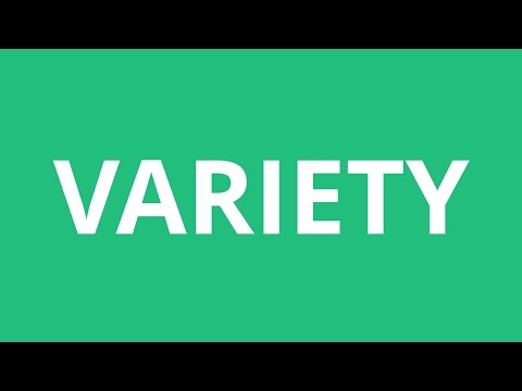 Part of a video titled How To Pronounce Variety - Pronunciation Academy - YouTube