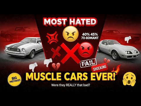 The Most HATED Muscle Cars Ever Made - Were They Really That Bad?