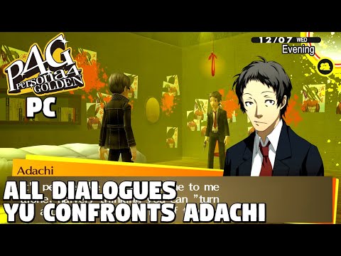 Persona 4 Golden - Yu confronts Adachi [PC]