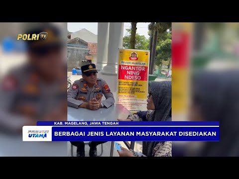 POLSEK MUNTILAN NGANTOR NING NDESO BERI PELAYANAN PROAKTIF SPKT MOBILE