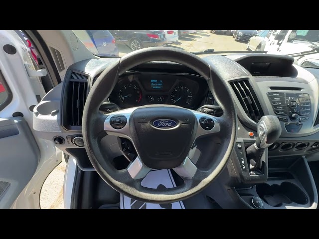 2019 FORD TRANSIT 350 WAGON PASSENGER V6, FLEX FUEL, 3.7 LITER XLT W/MEDIUM ROOF W/SLIDING SIDE DOOR VAN 3D