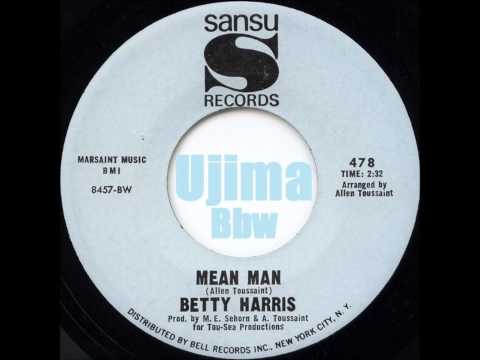 BETTY HARRIS   Mean Man   SANSU RECORDS   1968