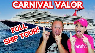 Discover Carnival Valor: Full Walkthrough Ship Tour
