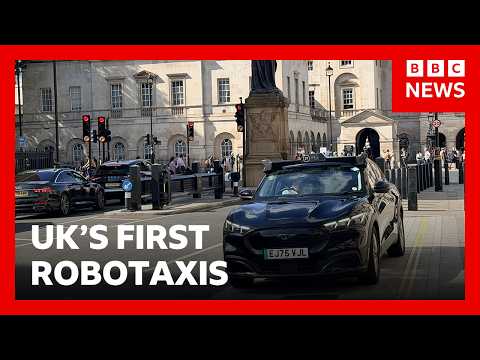 Uber launches UK's first robotaxis in London | BBC News
