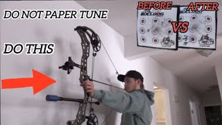 DO NOT PAPER TUNE. Tune your bow in 5 minutes doing THIS! Broadhead tuning tutorial
