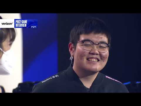 JDG 369 post-game interview after defeating DK to take first seed