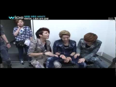 (ENG SOFT-SUB) 120509 Mnet Wide INFINITE ( Japan promotions"Be Mine" BTS)