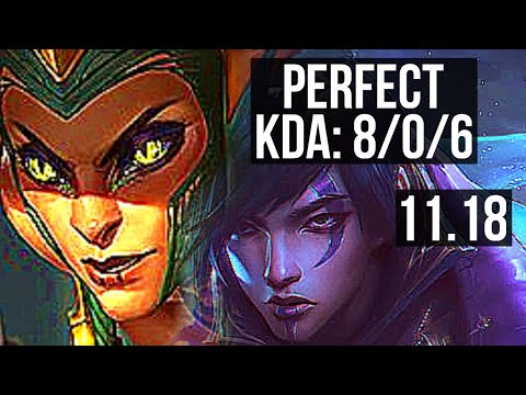 CASSIOPEIA & Bard vs APHELIOS & Karma (ADC) | 8/0/6, Rank 7 Cassio | NA Challenger | v11.18