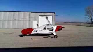 Little Wing LW4 runup & taxi first time with blades on