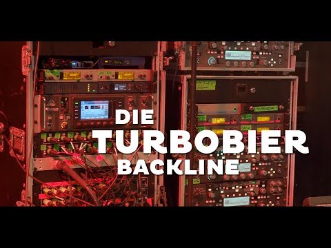 Die BACKLINE der Band TURBOBIER (2019)