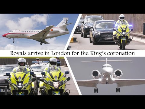 Royals arrive in London ahead of the King's coronation
