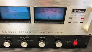 Video thumbnail for McIntosh MC-2500 (2) by dschulma00