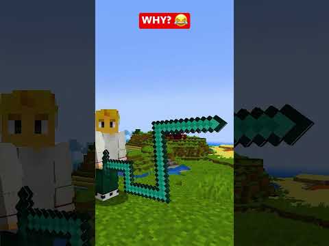 Why Does This SWORD EXIST? 😂⚔️💥 #shorts LankyBox MINECRAFT CURSED SWORD