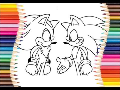 Sonic vs Shadow Coloring Book/Sonic 3 Predictions/Cartoon