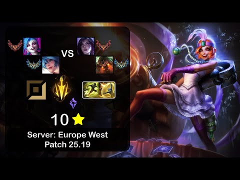 Jinx ADC + Sona vs Kai'Sa + Nautilus - EUW GrandMaster - Patch 25.19