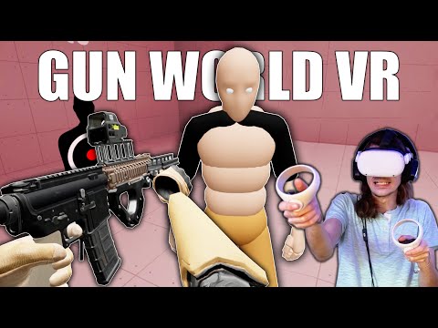 Testing INSANE VR Gun Physics... | Gun World VR (Quest 2)