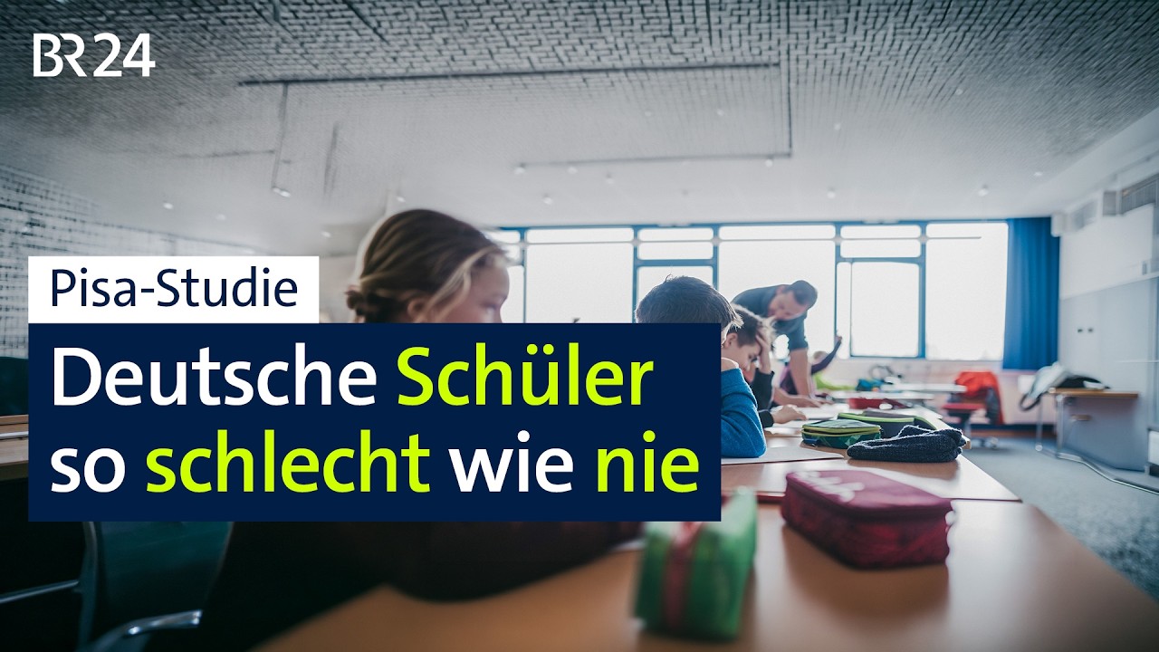 Kontinuierlicher Kompetenzrückgang von in Deutschland unterrichteten Schülern | BR24