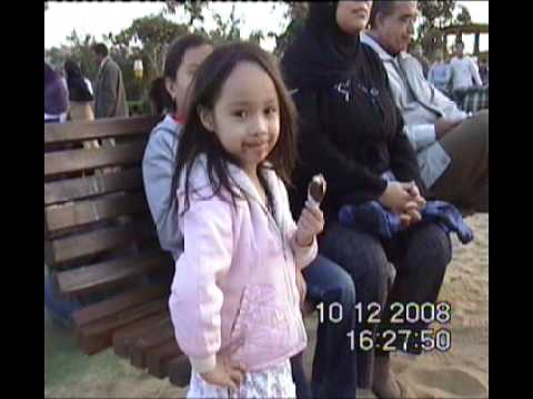NIHAL&NADINE. W/ ice cream in AZHAR PARK,CAIRO,EGYPT. 20082/2
