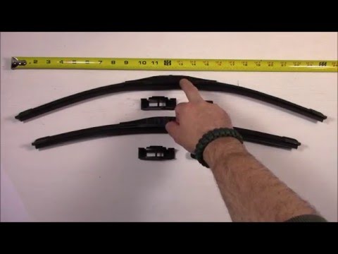 Trico Force High Performance Beam Blade Wipers Install-Replace On Kia Sorento 2014
