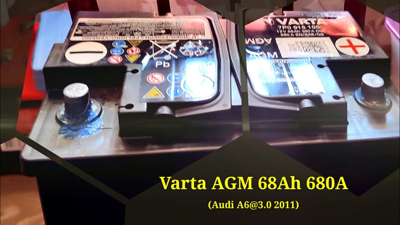 Varta AGM 68Ah 680A (1). Анализ 11-летнего АКБ, долив дистиллята, попытка заряда,КТЦ-1.Надежда есть