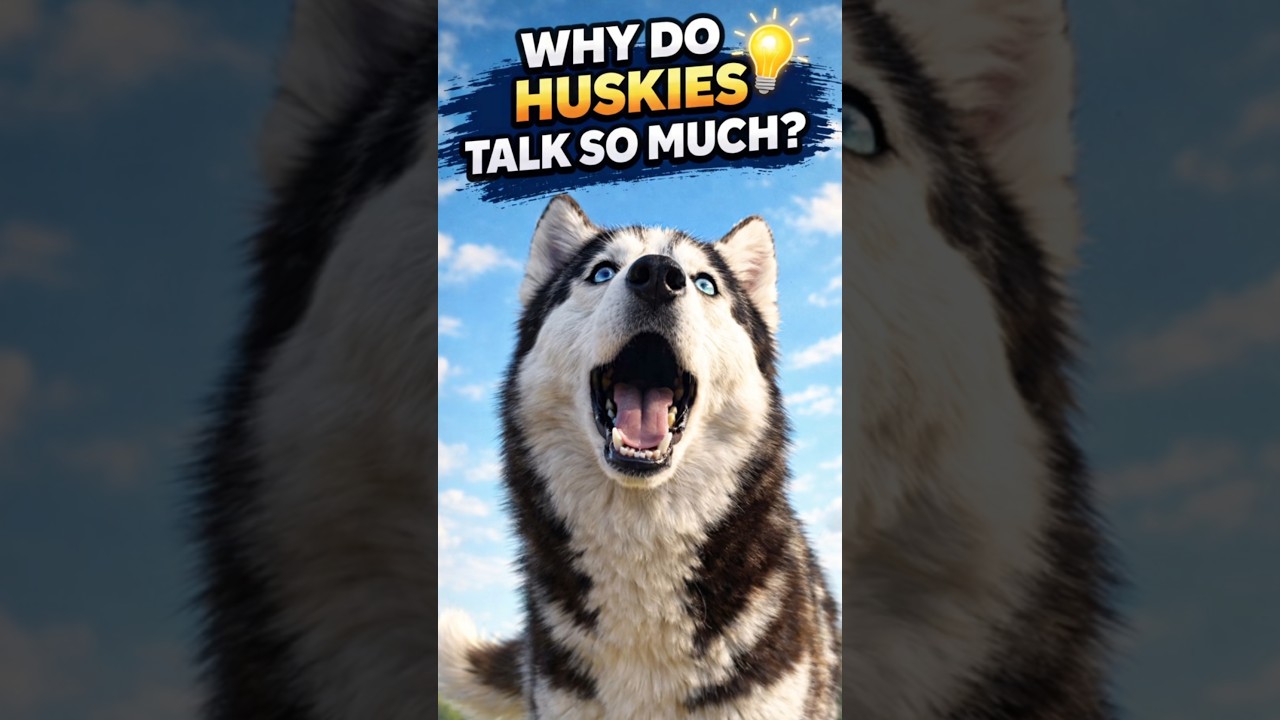 Why Do Huskies Talk So Much? 🐺 | 為什麼哈士奇這麼愛講話？