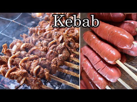 Best street kebab || Delicious kebab || Suya || Kebab || how street kebab is prepared