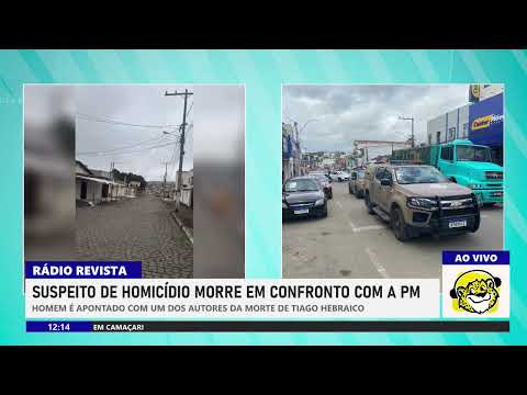 Suspeito de homícidio morre em confronto com a PM em jaguaquara