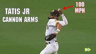Fernando Tatis Jr cannon arms Compilation - MLB
