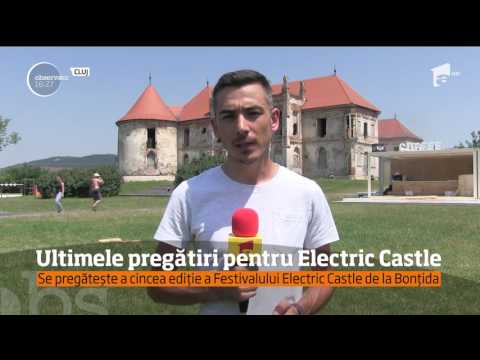 Ultimele pregătiri pentru festivalul Electric Castle