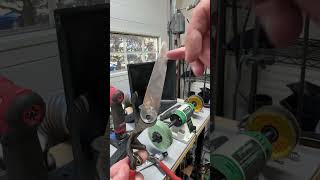 Removing the rust and sharpening some Corona Hand Trimmers