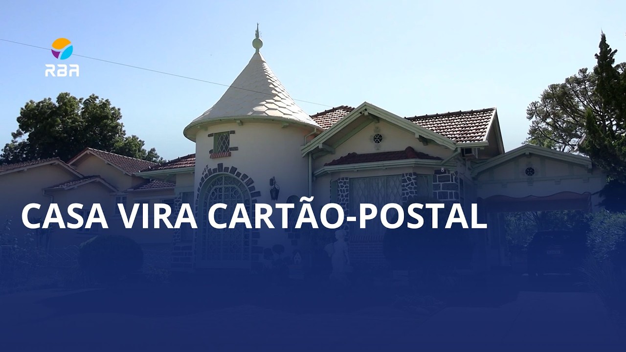 Casa na rua Rui Barbosa vira cartão-postal