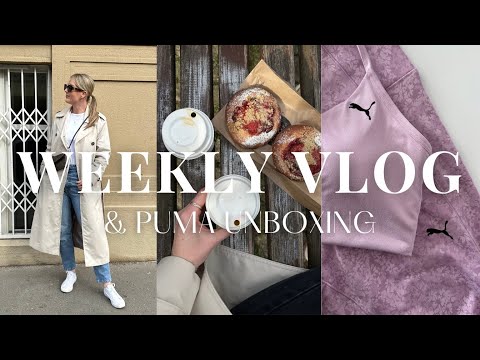 TÝDENNÍ VLOG | první jarní dny v Praze 🌸 | velký Puma unboxing 😍 & zdravý recept | Veronika Duží