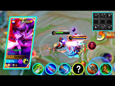 CHOU EMBLEM SET 2023 AND BUILD | CHOU NEW META GAMEPLAY -  Mobile Legends