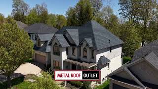 Vicwest True Nature North Ridge Slate Install by Metal Roof Outlet | L