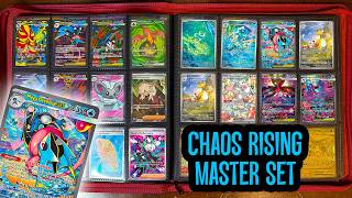 Pokemon Chaos Rising Complete Master Set - 198 Cards + Extras!