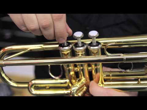 Yamaha YTR-2330 Gold-plated B-flat trumpet image 8