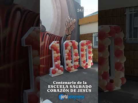 Festejos del Centenario de la Escuela Sagrado Corazón de Jesús de Carlos Pellegrini, Santa Fe.