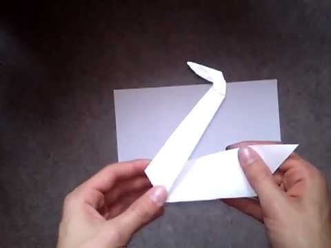 comment construire un cygne en papier