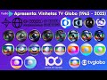 1ª AT Cronologia 228 Vinhetas TV Globo 1965 2025