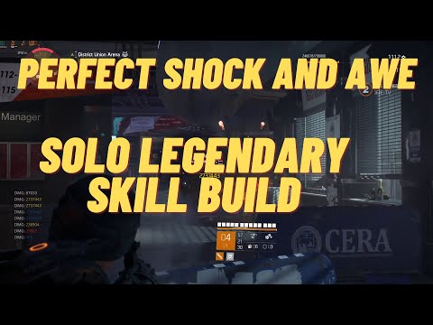 THE DIVISION 2- PERFECT SHOCK AND AWE SKILL BUILD PTS TU12