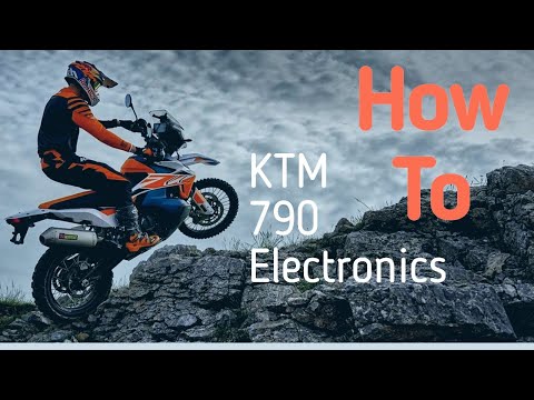 Master your KTM 790 Adventure Electronics (Ride & Rally Modes, ABS, TFT Display)