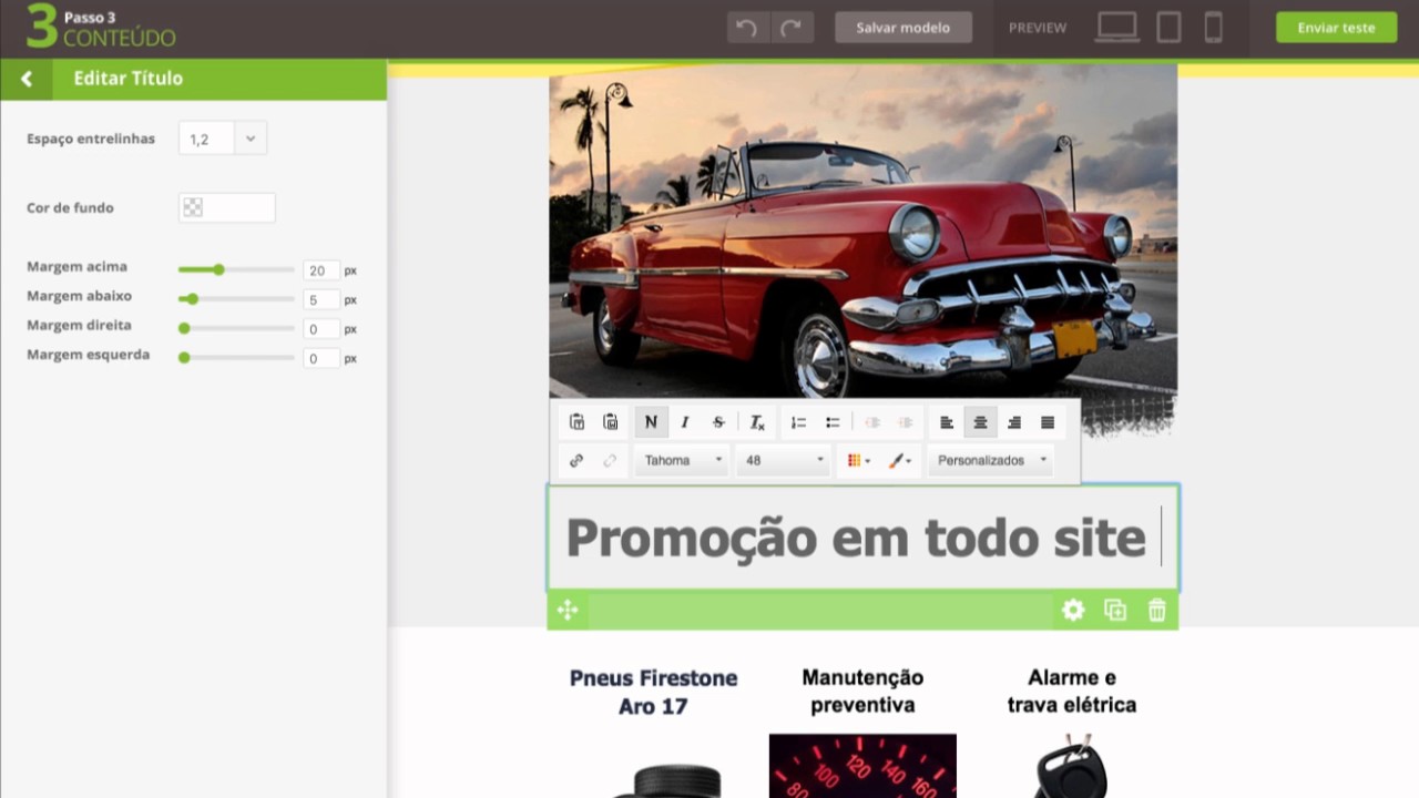 Email marketing design