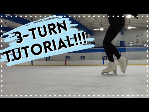 How To Do A 3-Turn - Tips For Beginners - Figure Skating Tutorial
