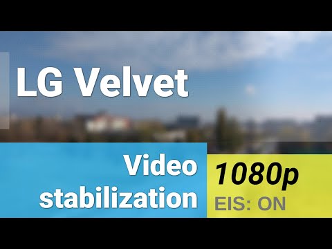 LG Velvet 1080p 30fps Steady cam mode video stabilization sample - 2x, main camera