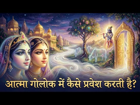 How does the soul enter Goloka? #krishna #love #krishnavani