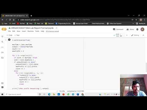 job sequencing with deadline