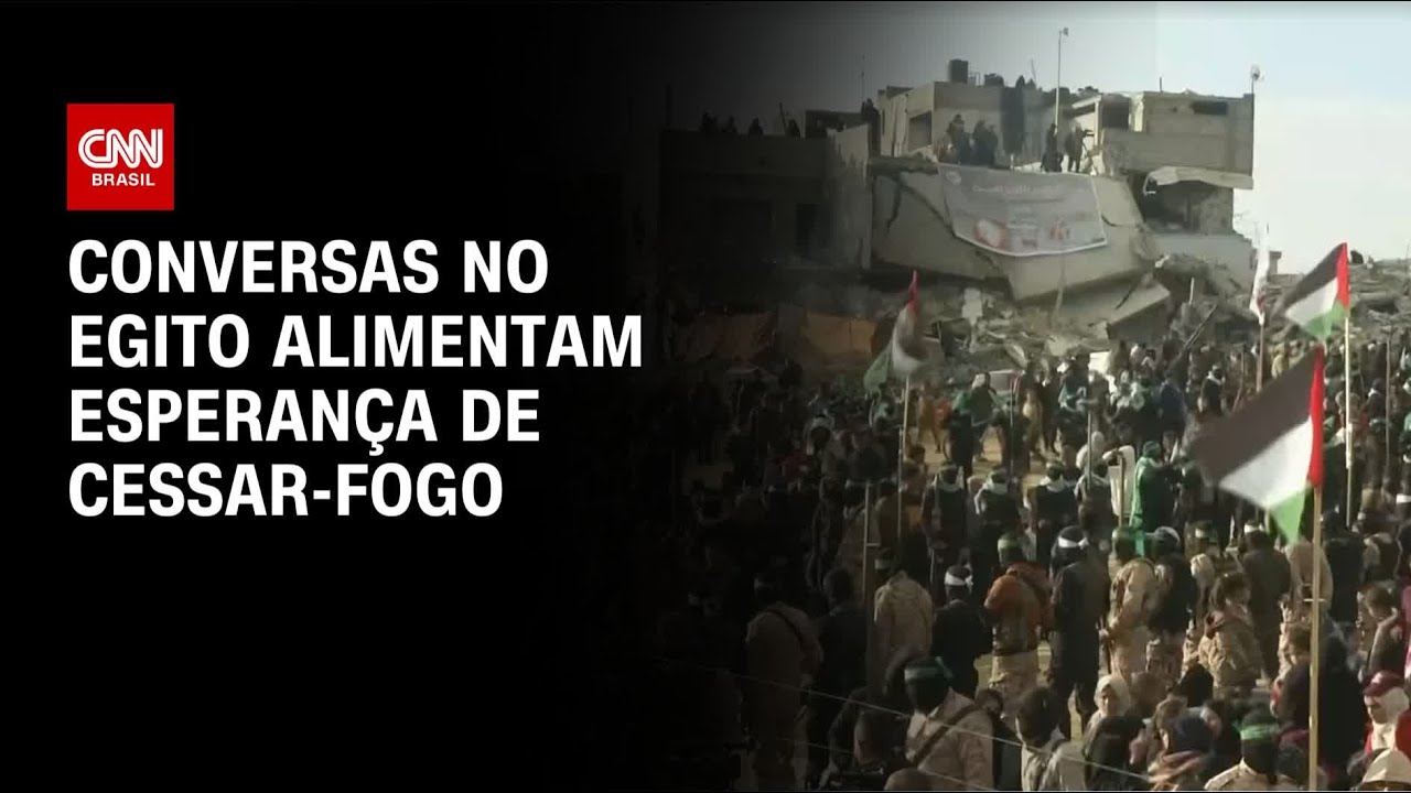 Guerra em Gaza: Conversas no Egito alimentam esperança de cessar-fogo | LIVE CNN