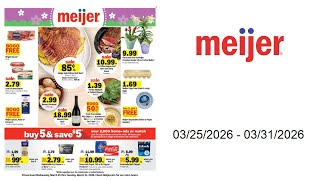 Meijer Weekly Ad  - 03/25/2026 - 03/31/2026