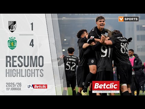 Resumo: Vitória SC 1-4 Sporting (Liga 25/26 #15)