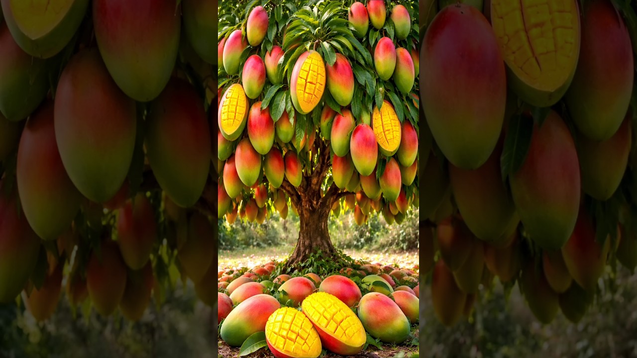 Easy and fast techniques for growing and propagating mango trees #garden #fruits #nature